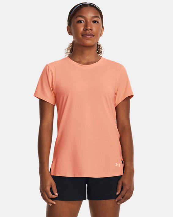 UA Iso-Chill Laser T-Shirt für Damen, Pink, pdpMainDesktop image number 0